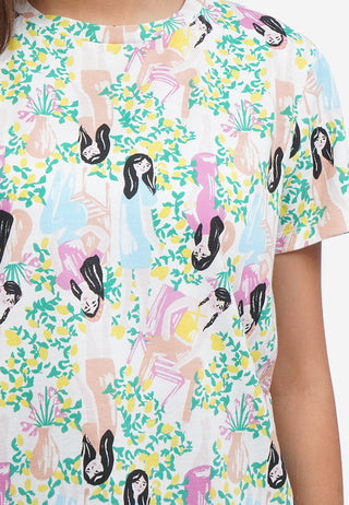 Áo Thun Oversize In Họa Tiết