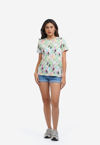 Áo Thun Oversize In Họa Tiết