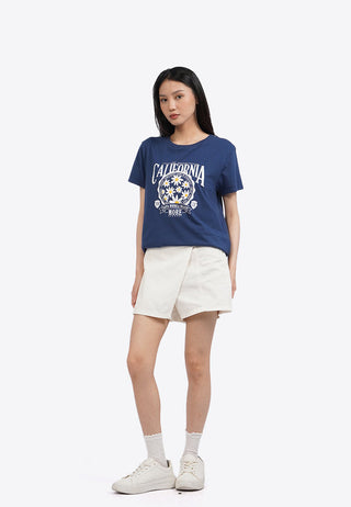 Áo Thun Nữ tay Ngắn In Họa Tiết
