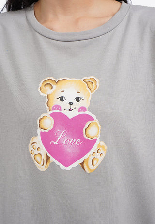 Áo Thun Nữ tay Ngắn In Họa Tiết