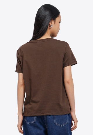 Áo Thun Nữ tay Ngắn In Họa Tiết