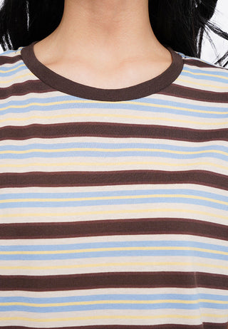 Áo Thun Ngắn Tay Kẻ Ngang