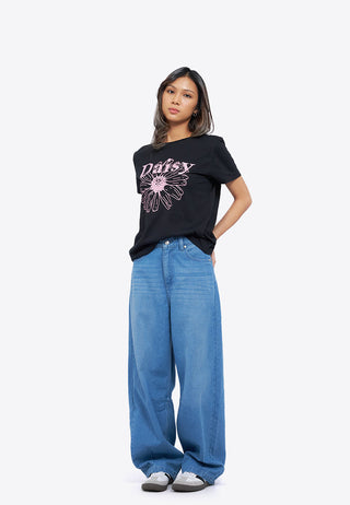 Áo Thun Nữ tay Ngắn In Họa Tiết