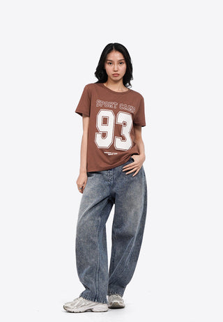 Áo Thun Cổ Tròn In Họa Tiết