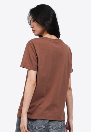 Áo Thun Cổ Tròn In Họa Tiết