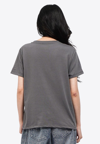 Áo Thun Cổ Tròn In Họa Tiết