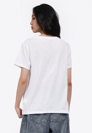 Áo Thun Cổ Tròn In Họa Tiết