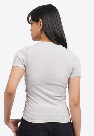 Áo Thun Nhún Trước Ngực