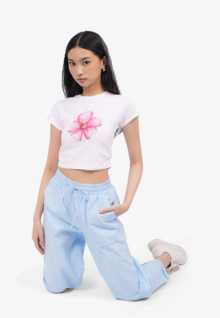 Colorbox Áo Thun Croptop In Họa Tiết