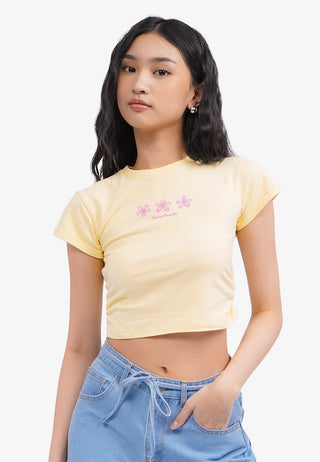 Colorbox Áo Thun Croptop In Họa Tiết