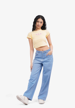 Colorbox Áo Thun Croptop In Họa Tiết