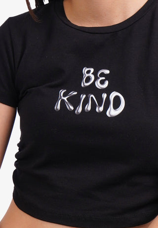 Áo Thun Croptop In Họa Tiết