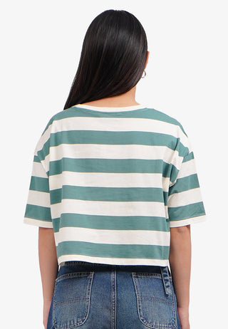 Áo Thun Oversize Boxy Kẻ Sọc