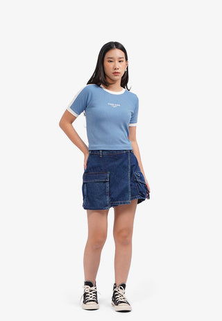 Áo Thun In Họa Tiết Croptop