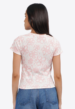 Áo Thun Ngắn Tay In Họa Tiết