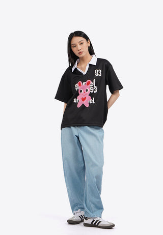 Áo Thun Oversize Cổ Polo