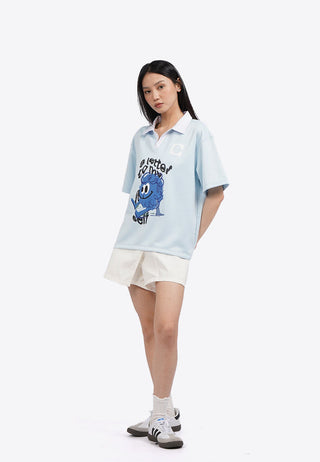 Áo Thun Oversize Cổ Polo