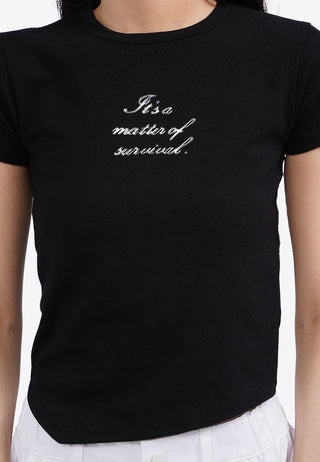 Áo Thun Vạt Bất Đối Xứng