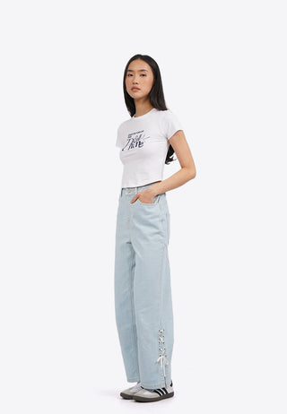 Áo Thun Vạt Tròn In Họa Tiết