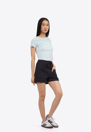 Áo Thun Vạt Tròn In Họa Tiết