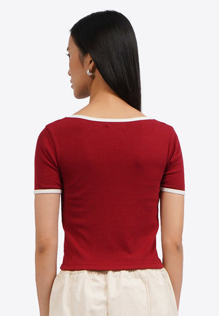 Áo Thun Cổ Vuông