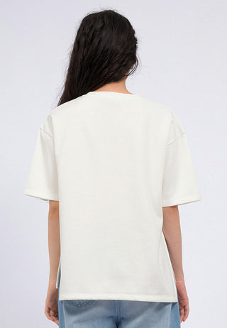 Áo Thun Oversize Xẻ Tà Có Nơ