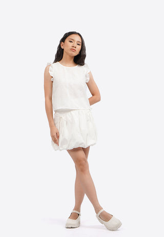 Áo Kiểu Không Tay Bèo Nhún