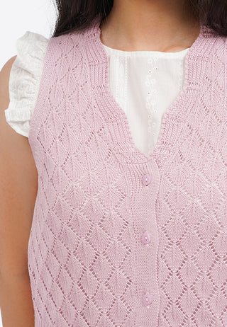 Áo Vest Nữ Dệt Kim