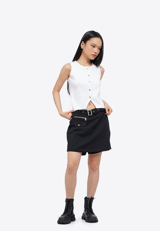 Áo Vest Nữ Cổ Tròn