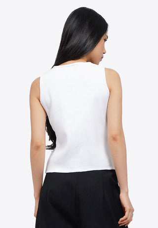 Áo Vest Nữ Cổ Tròn