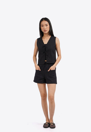 Áo Vest Nữ Thắt Nút