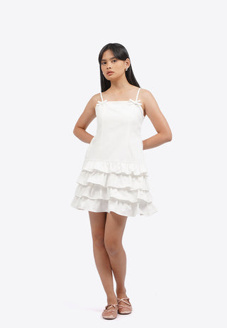 Đầm Hai Dây Baby Doll Nhiều Tầng