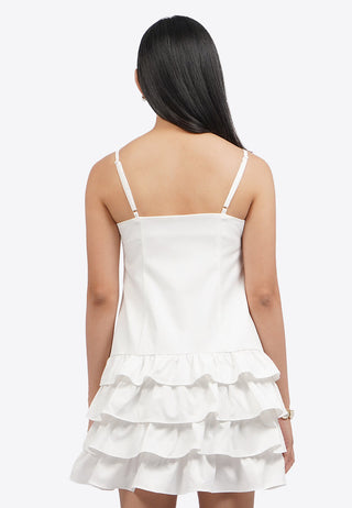 Đầm Hai Dây Baby Doll Nhiều Tầng