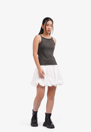 Áo Ba Lỗ Tank Top Có Đính Khuyên