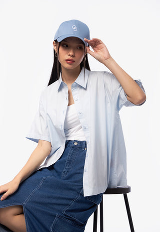 Áo Sơ Mi Oversize Ngắn Tay