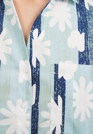 Áo Sơ Mi Ngắn Tay In Họa Tiết