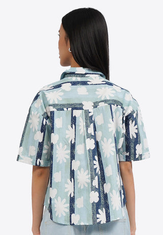 Áo Sơ Mi Ngắn Tay In Họa Tiết