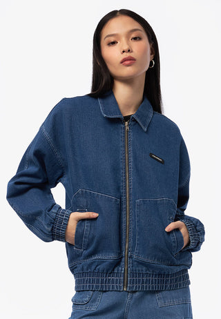 Áo Khoác Bomber Denim