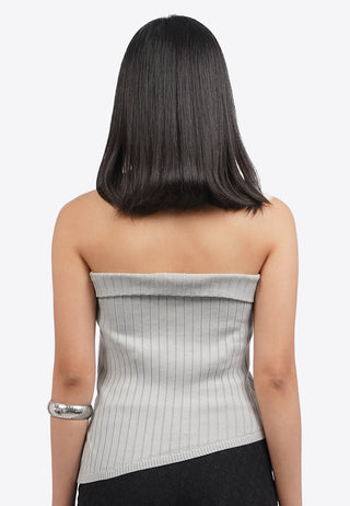 Áo Ống Dệt Kim Lệch Tà