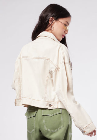 Áo khoác denim Colorbox - Be