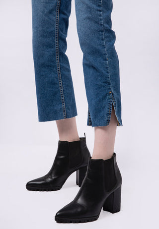 Quần jean Colorbox ống loe - Xanh đậm